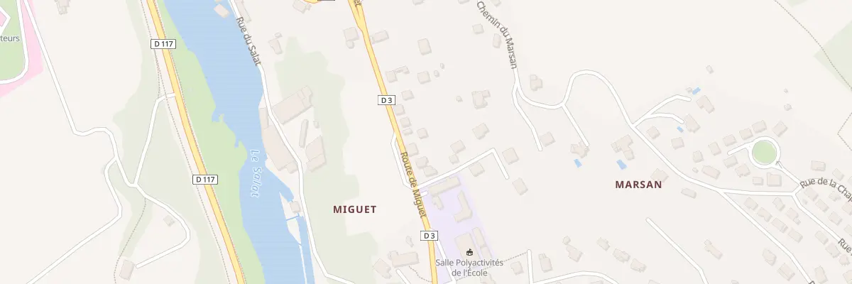 Plan du 19 Rte de Miguet à Saint-Lizier
