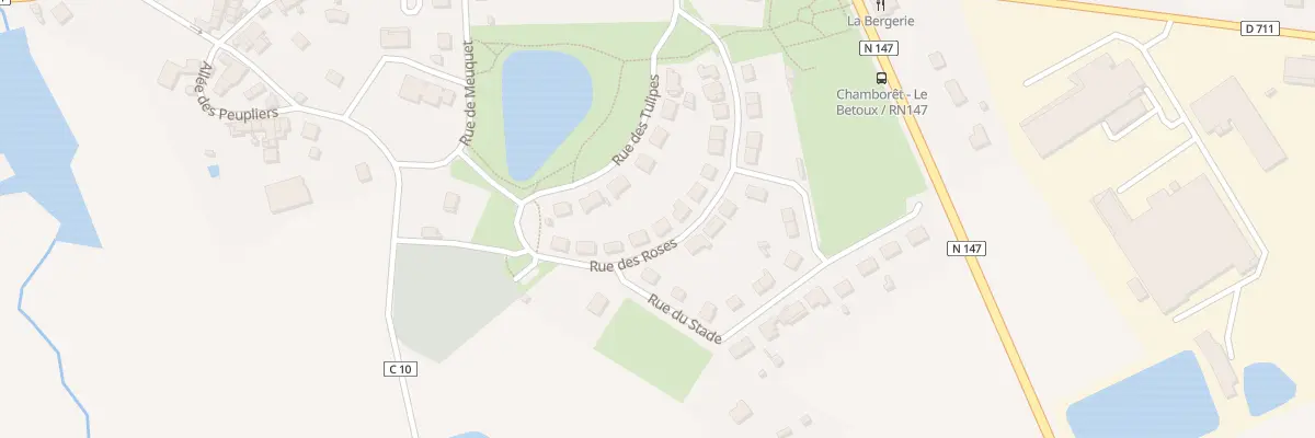 Plan du 8 Rue des Roses à Chamboret