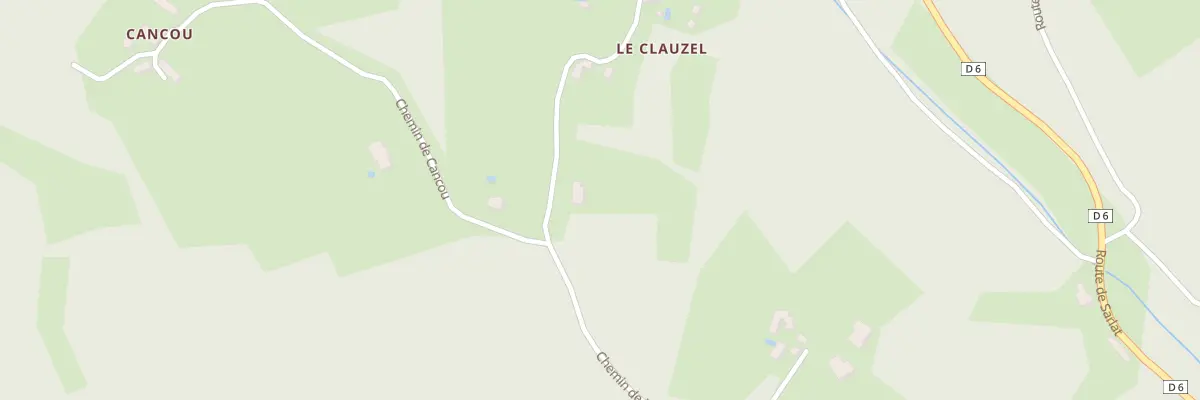 Plan du 187 Le Clauzel à Marquay