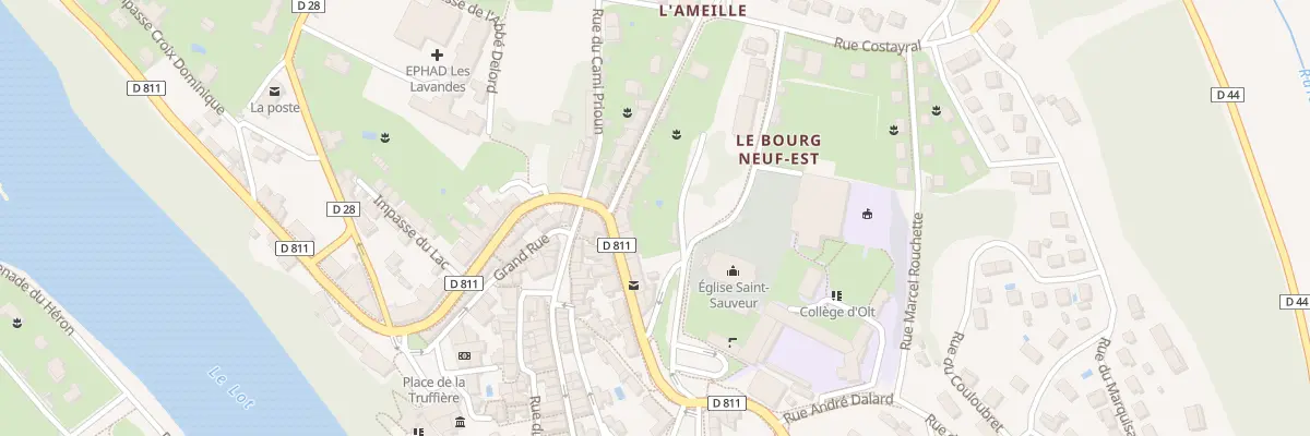 Plan du 30 Rue Ernest Marcouly à Puy-l’Évêque