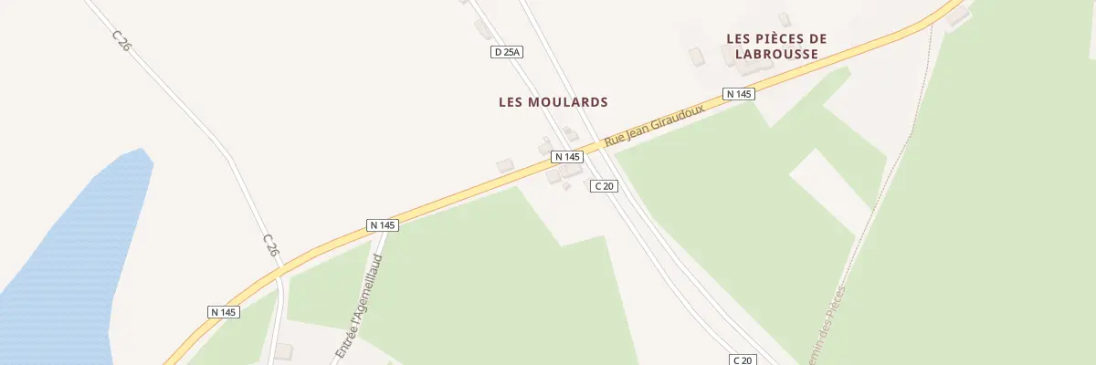 Plan du 3 La Gare à Droux