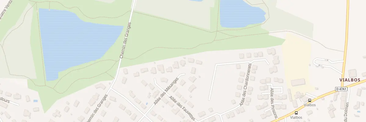 Plan du 7 All des Mésanges à Verneuil-sur-Vienne