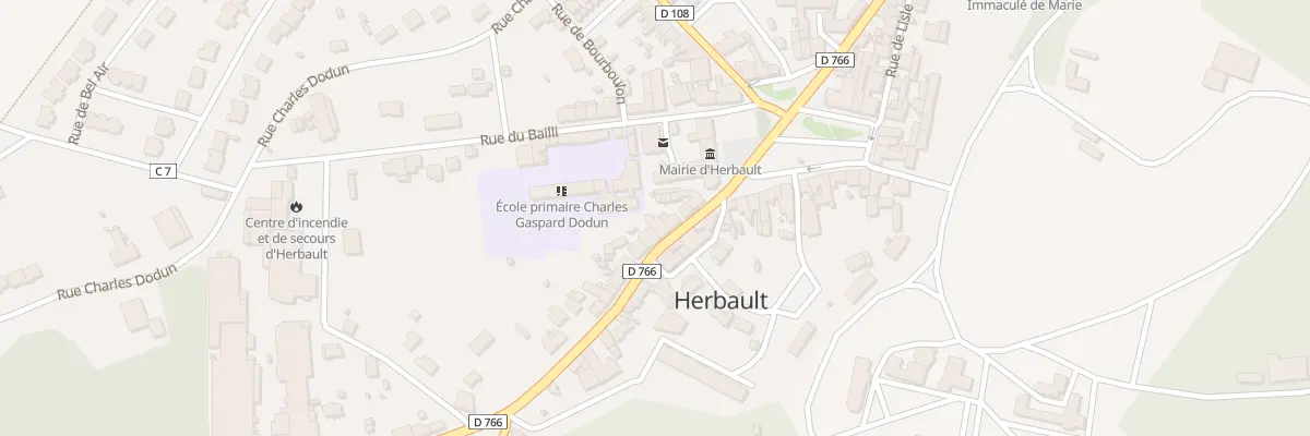 Plan du 11 Rue de Touraine à Herbault