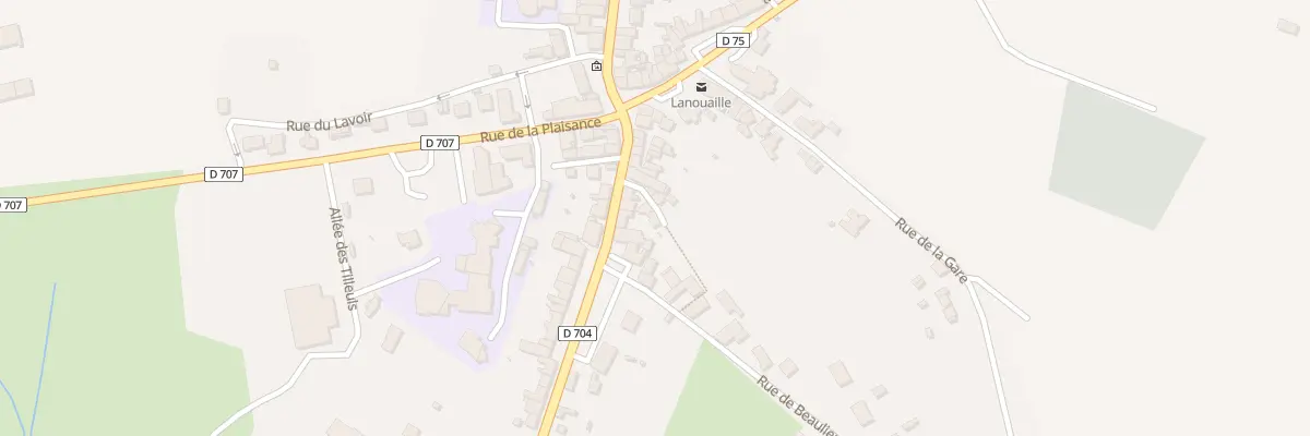 Plan du 22 Rue du Périgord à Lanouaille