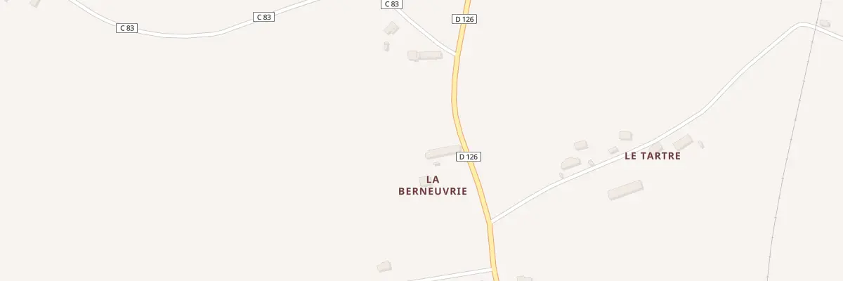 Plan du 2 La Berneuvrie à Yèvres