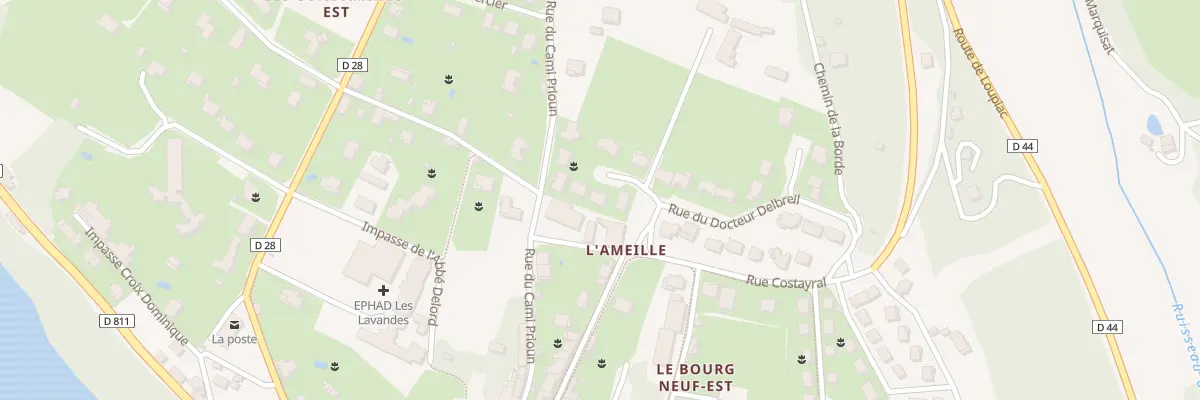 Plan du 1 Imp Lameillee à Puy-l’Évêque