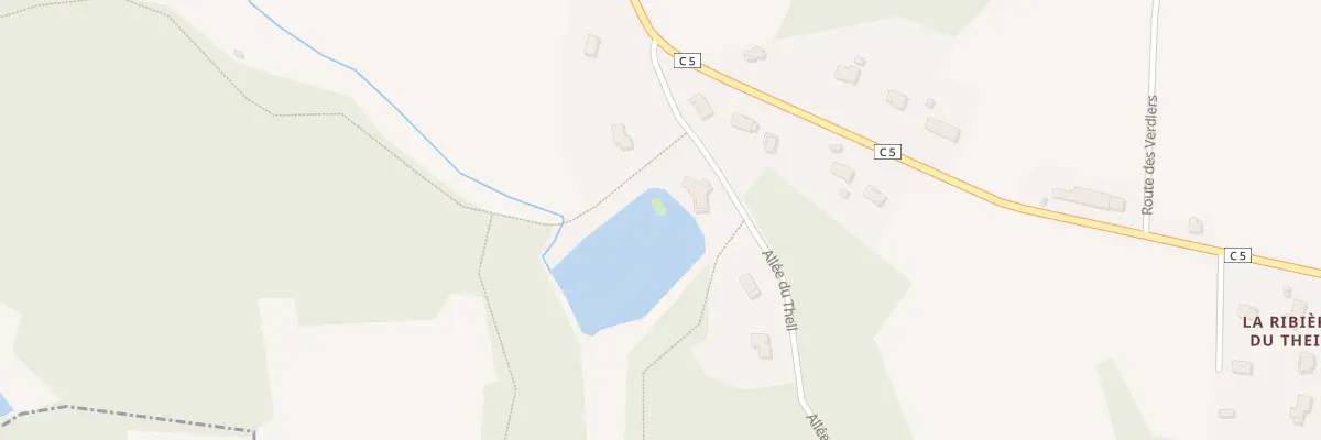 Plan du 6 All du Theil à Saint-Gence