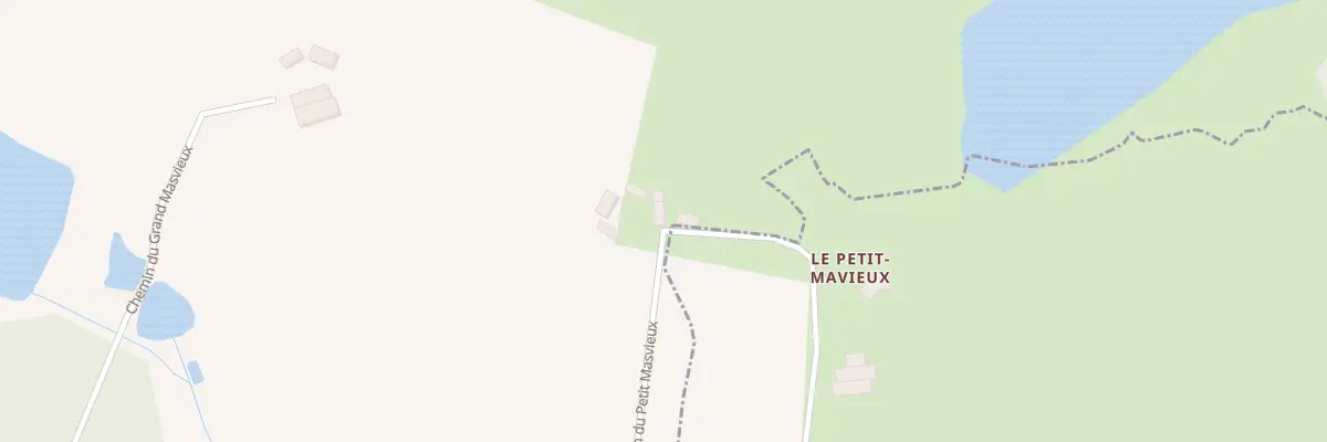 Plan du 3 Che du Petit Masvieux au Chalard