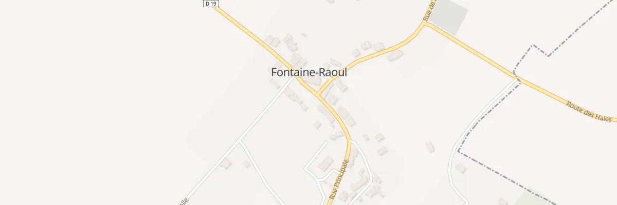 Plan du 8 Rue Principale à Fontaine-Raoul