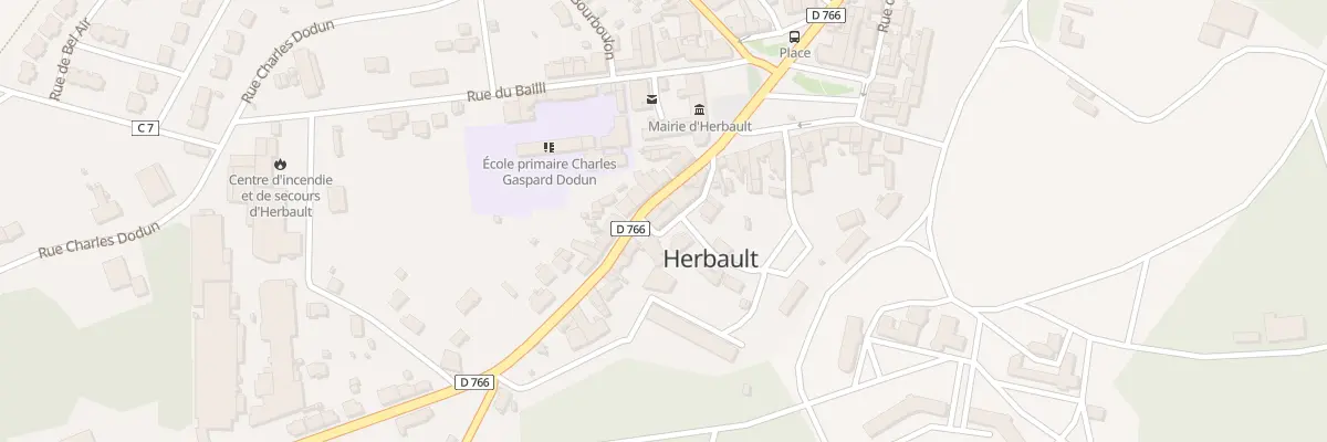 Plan du 7 Rue de l’Union à Herbault