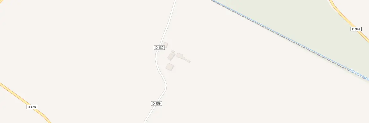 Plan du 2 Le Gouthier à Nonvilliers-Grandhoux