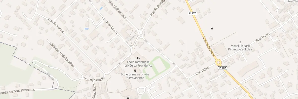 Plan du 4 Rue de Neuvillette au Mesnil-Esnard