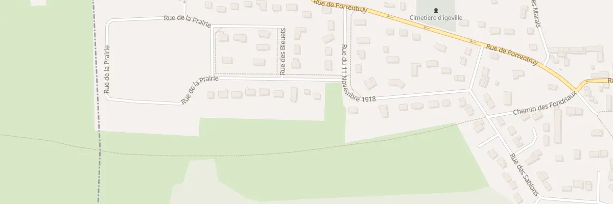 Plan du 49 Rue de la Prairie à Igoville