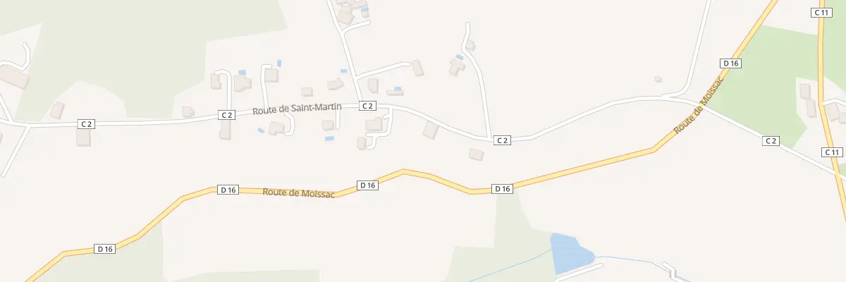 Plan du 335 Rte de Saint Martin à Durfort-Lacapelette