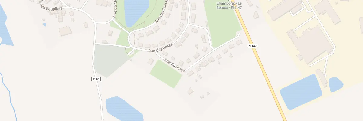 Plan du 5 Rue du Stade à Chamboret