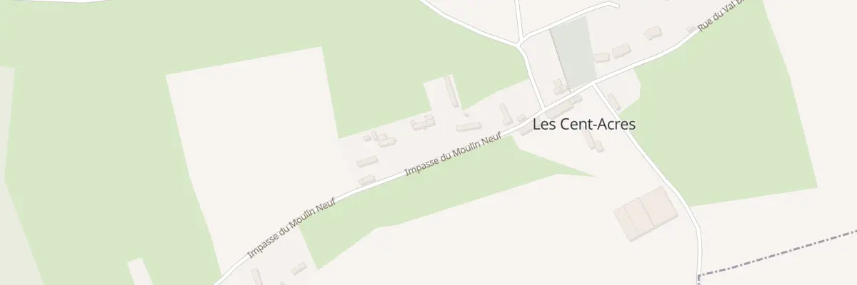 Plan du 120 Imp du Moulin Neuf aux Cent-Acres