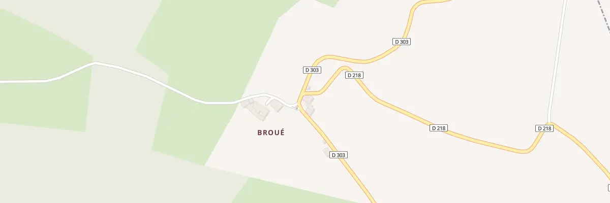 Plan du 2 Broue à Gajan