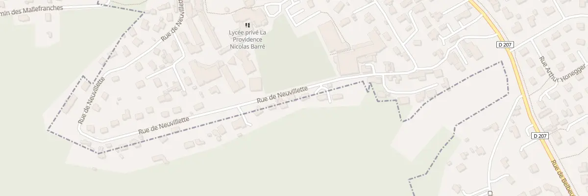 Plan du 33 Rue de Neuvillette au Mesnil-Esnard