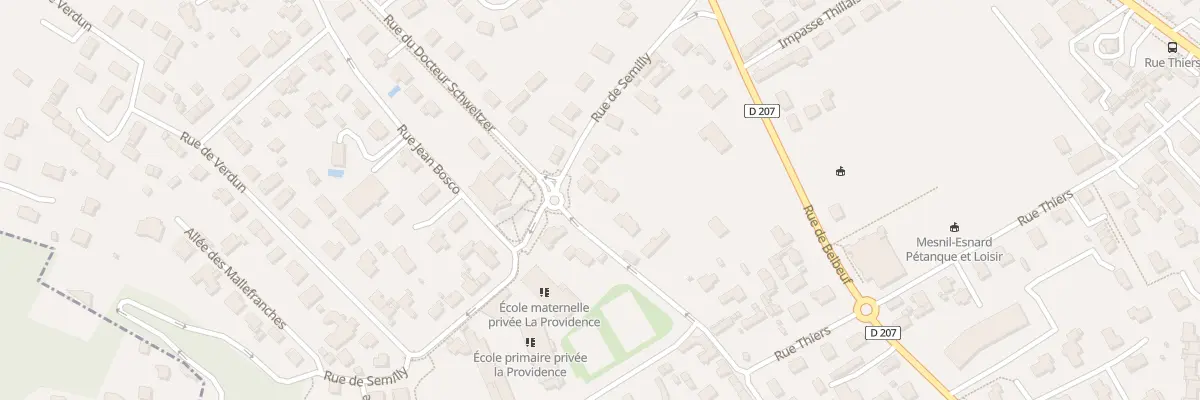 Plan du 1T Rue de Neuvillette au Mesnil-Esnard