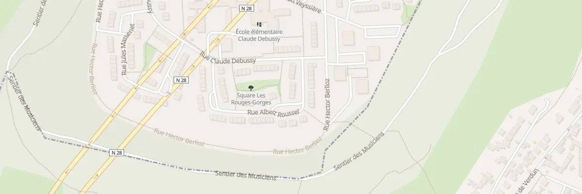 Plan du 16 Rue Albert Roussel à Rouen