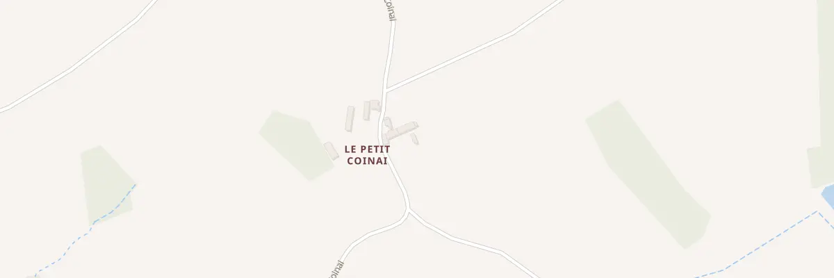Plan du 124 Le Petit Coinai à Genillé