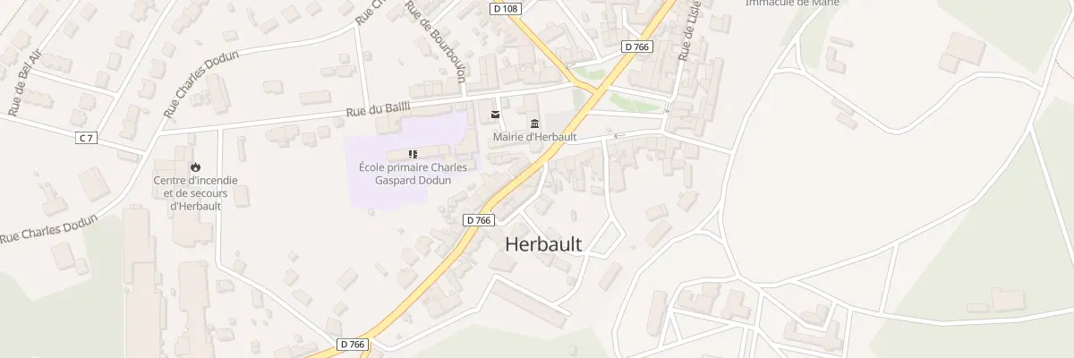Plan du 2 Rue de Touraine à Herbault