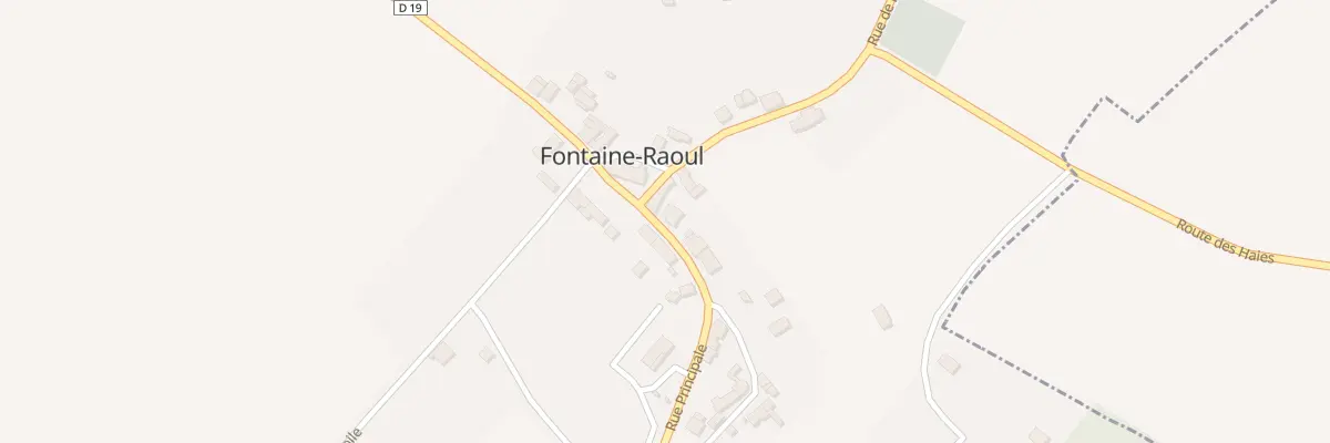 Plan du 11 Rue Principale à Fontaine-Raoul