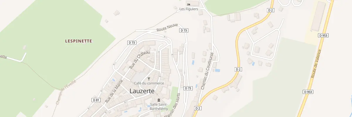 Plan du 10 Che des Horts à Lauzerte