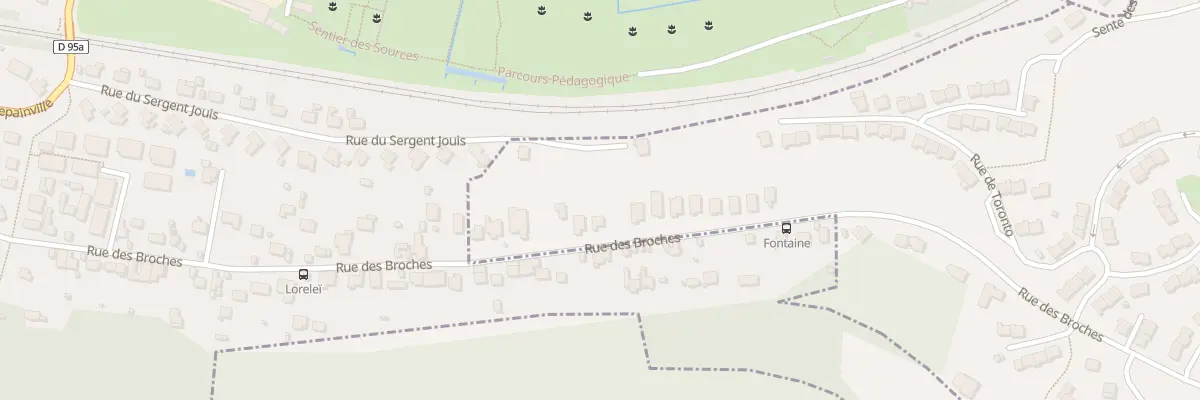 Plan du 764 Rue des Broches à Saint-Léger-du-Bourg-Denis