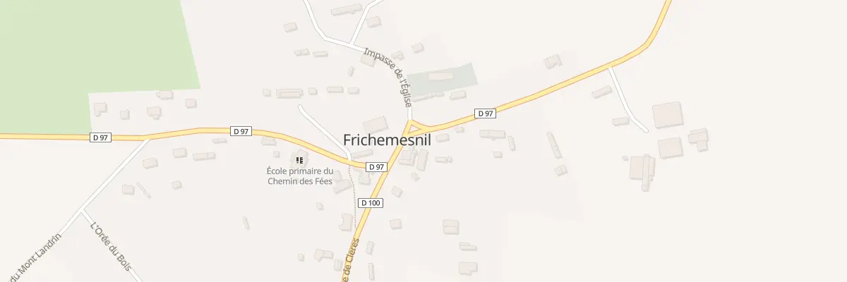 Plan du 2 Rte du Bolhard à Frichemesnil