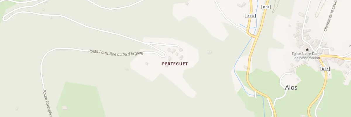 Plan du 5224 Perteguet à Alos