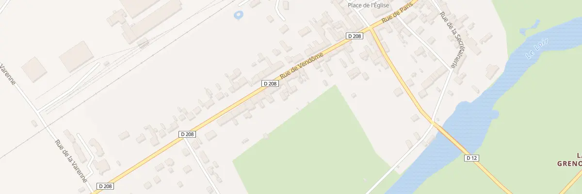 Plan du 24 Rue de Vendôme à Pezou