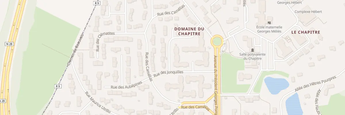 Plan du 1A Rue des Camélias à Bihorel