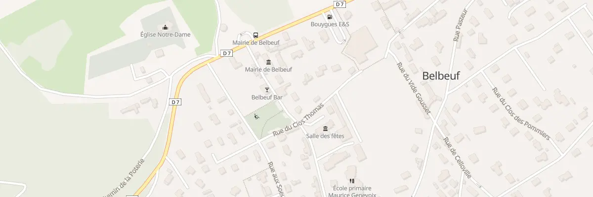 Plan du 9 Rue du Général de Gaulle à Belbeuf