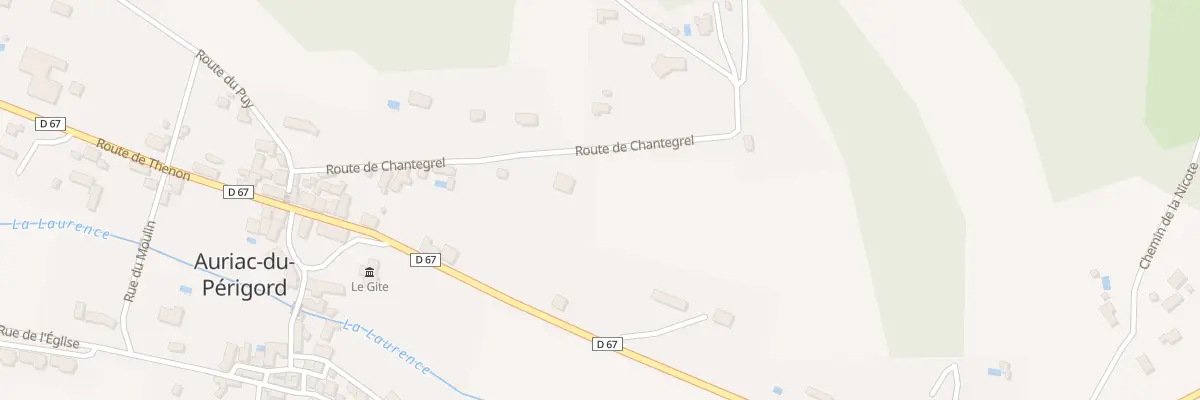 Plan du 241 Rte de Montignac à Auriac-du-Périgord