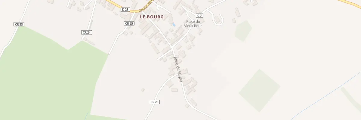 Plan du 3 All de Migny à Saint-Cyran-du-Jambot