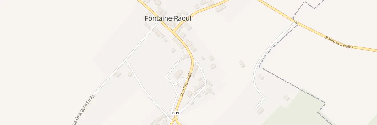 Plan du 12 Rue Principale à Fontaine-Raoul