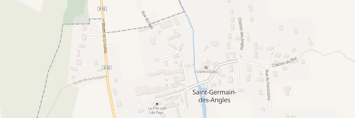 Plan du 9 Rue du Gué à Saint-Germain-des-Angles