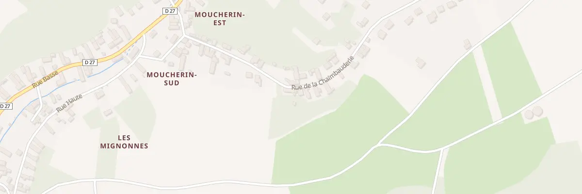 Plan du 16 Rue de la Chaimbauderie à Chissay-en-Touraine