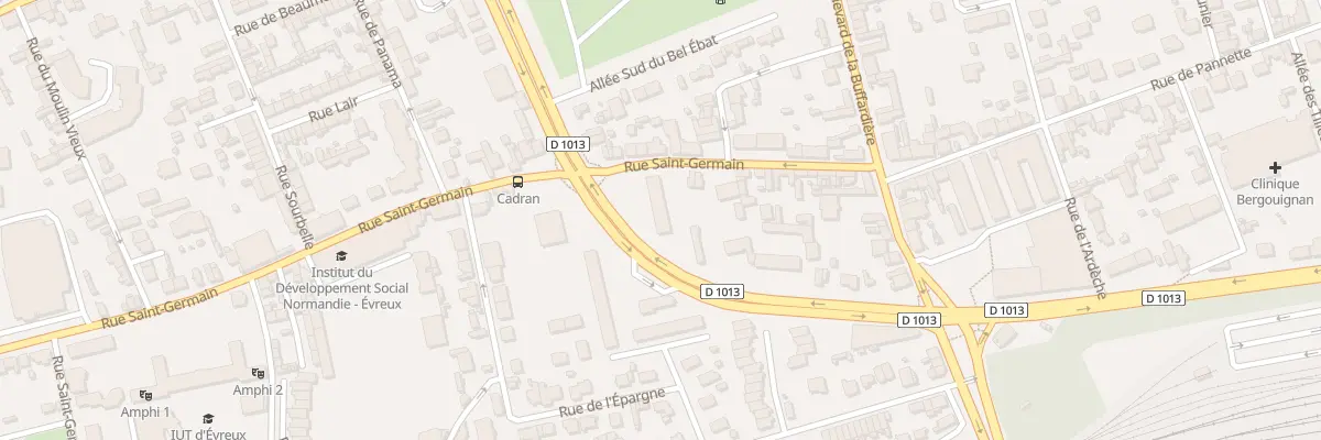 Plan du 29 Rue Saint-Germain à Évreux