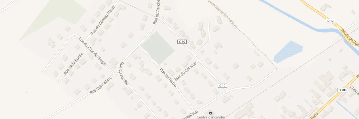 Plan du 6 Rue du Col Noir à Pezou