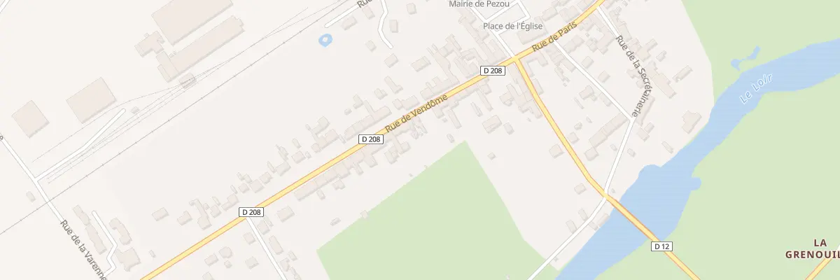 Plan du 20 Rue de Vendôme à Pezou
