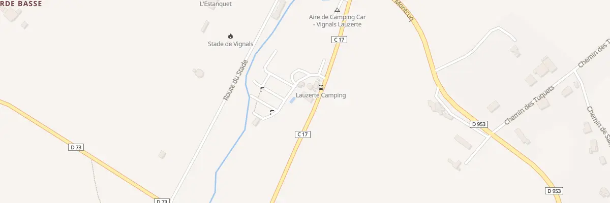 Plan du 5107 Vignal à Lauzerte