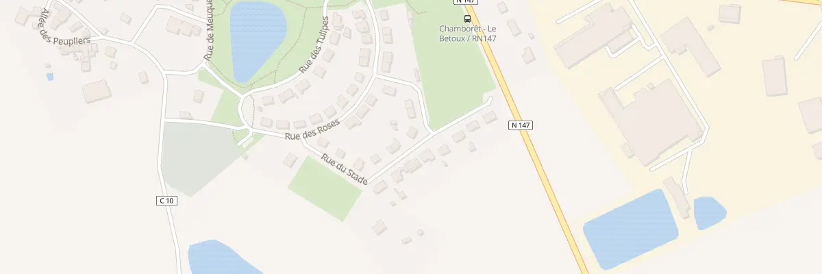 Plan du 11 Rue du Stade à Chamboret