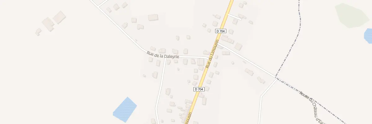 Plan du 6 Rue de la Daleyrie à Lanouaille