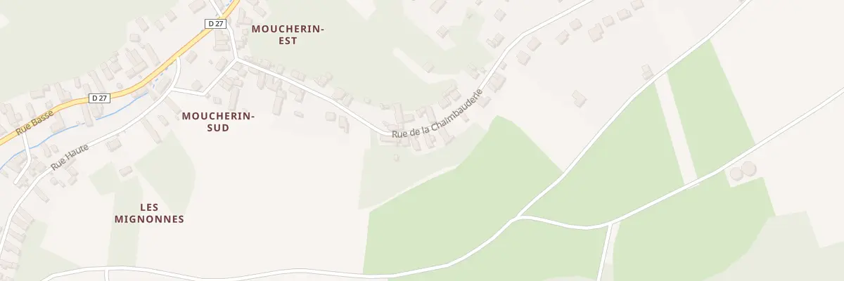 Plan du 20 Rue de la Chaimbauderie à Chissay-en-Touraine