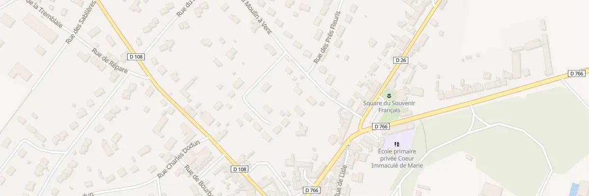 Plan du 4 Rue du Moulin à Vent à Herbault
