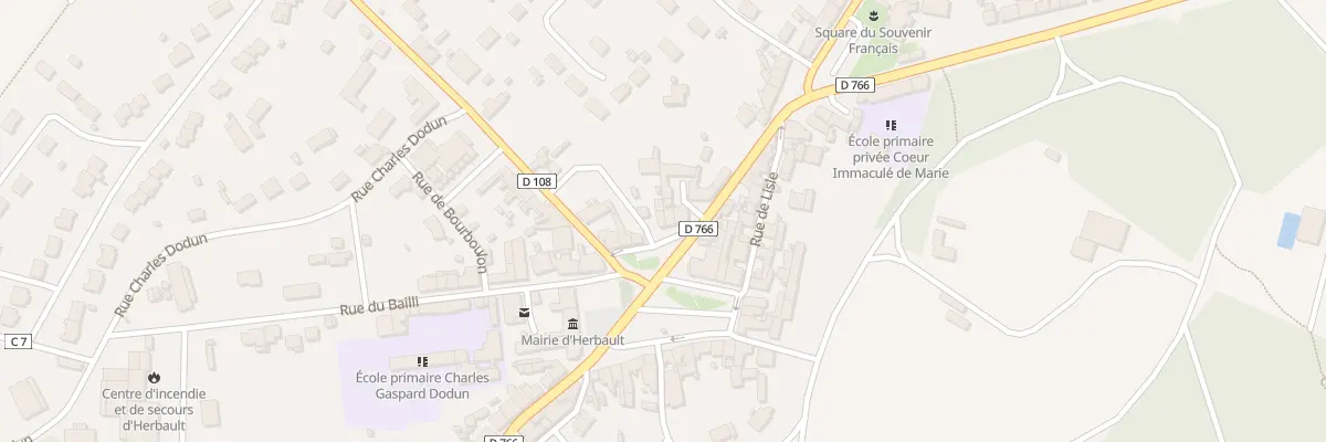Plan du 18 Pl de l’Hôtel de Ville à Herbault