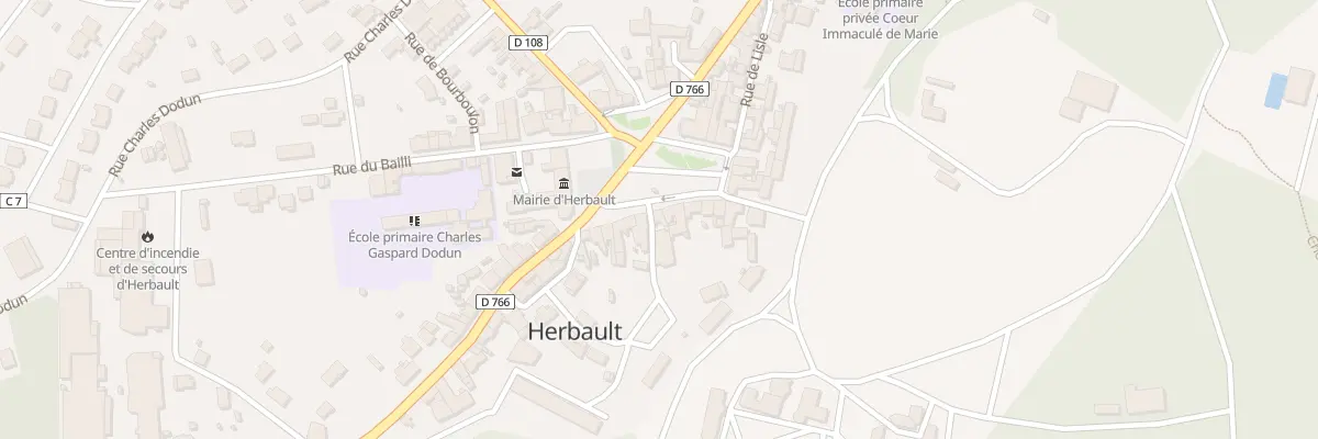 Plan du 11 Pl de l’Hôtel de Ville à Herbault