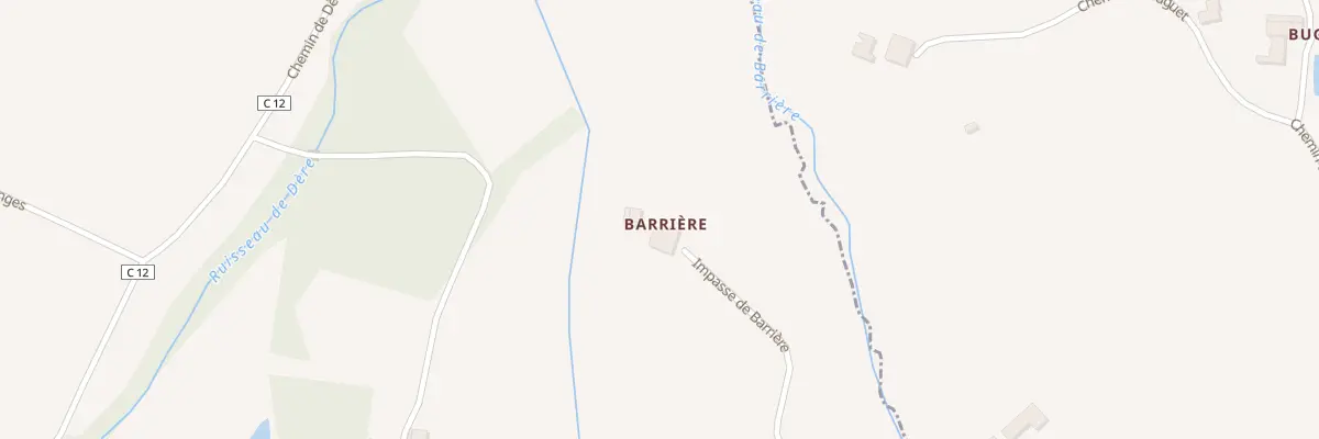 Plan du 586 Imp de Barrière à Beaupuy